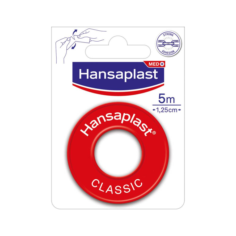 Hansaplast MED Sparadrap Classic 1,25 cm x 5 m