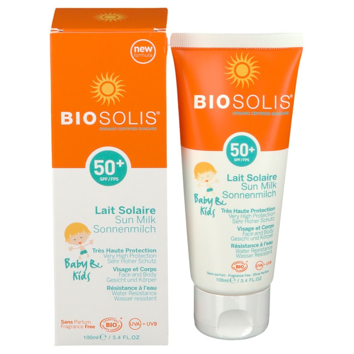 Biosolis® Lait solaire Kids SPF50+
