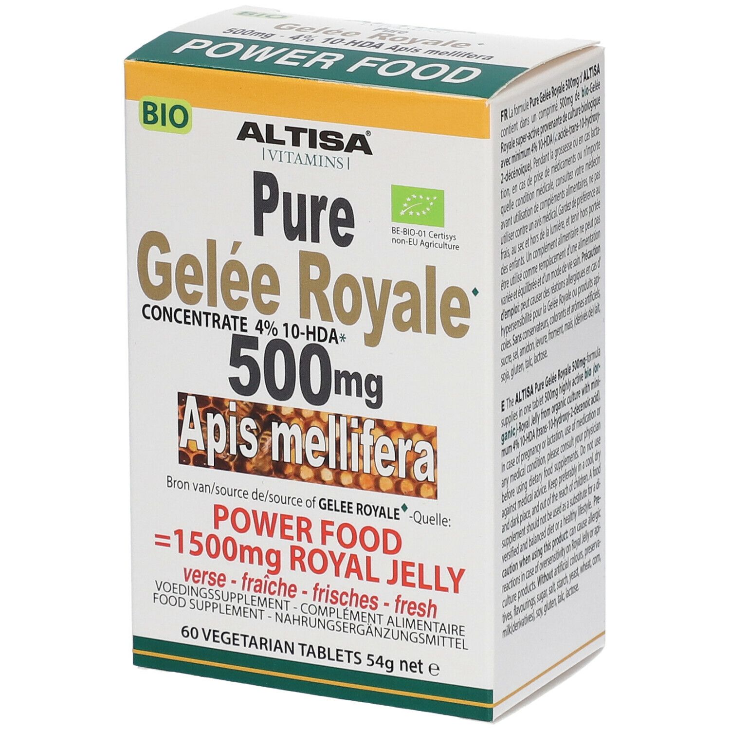 ALTISA Gelée Royale 500 mg Power Food