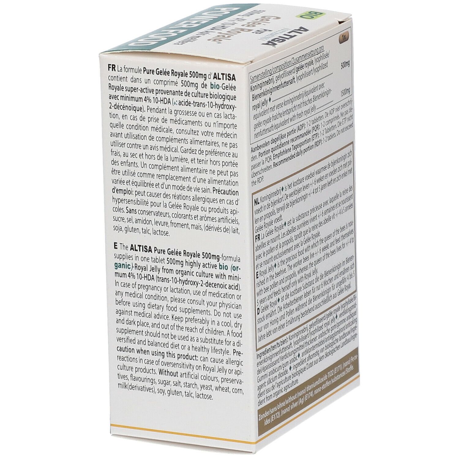 ALTISA Gelée Royale 500 mg Power Food
