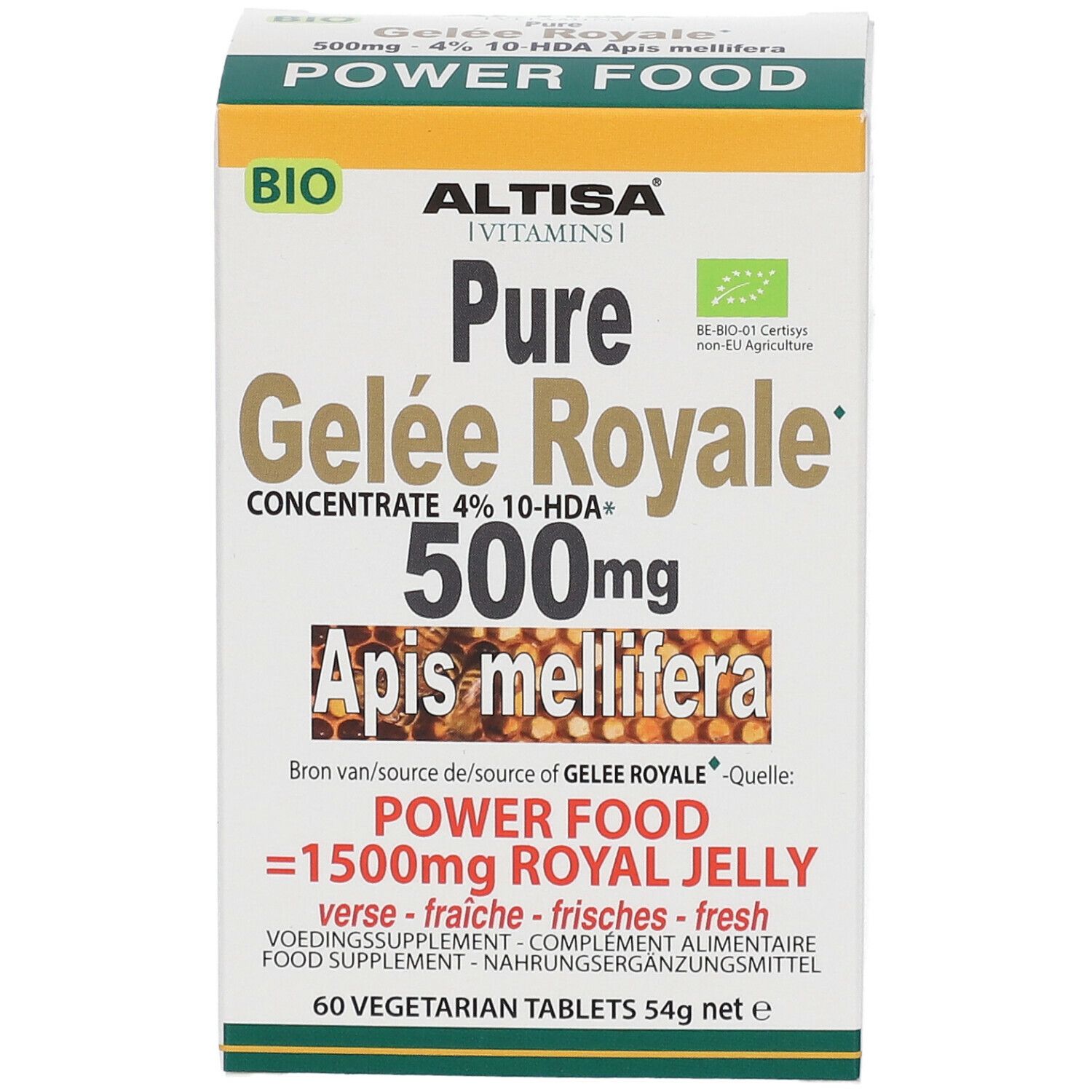 ALTISA Gelée Royale 500 mg Power Food
