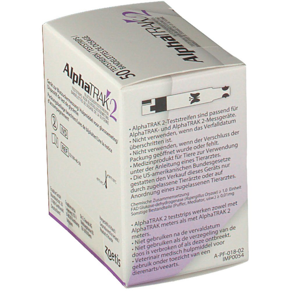 AlphaTRAK™2 Bandelettes de dosage glycémie