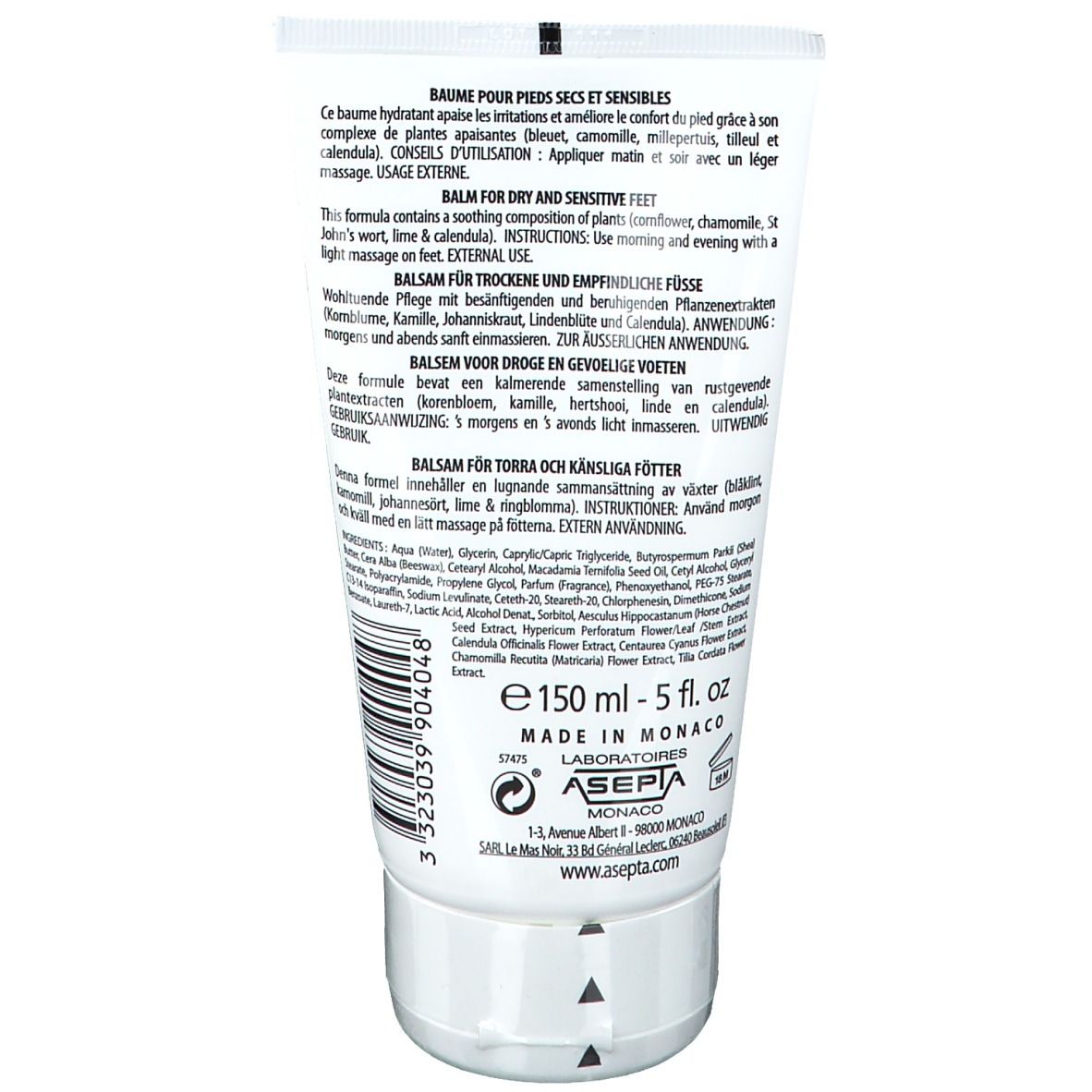 Akileine® Phyto Baume aux plantes Pieds sensibles