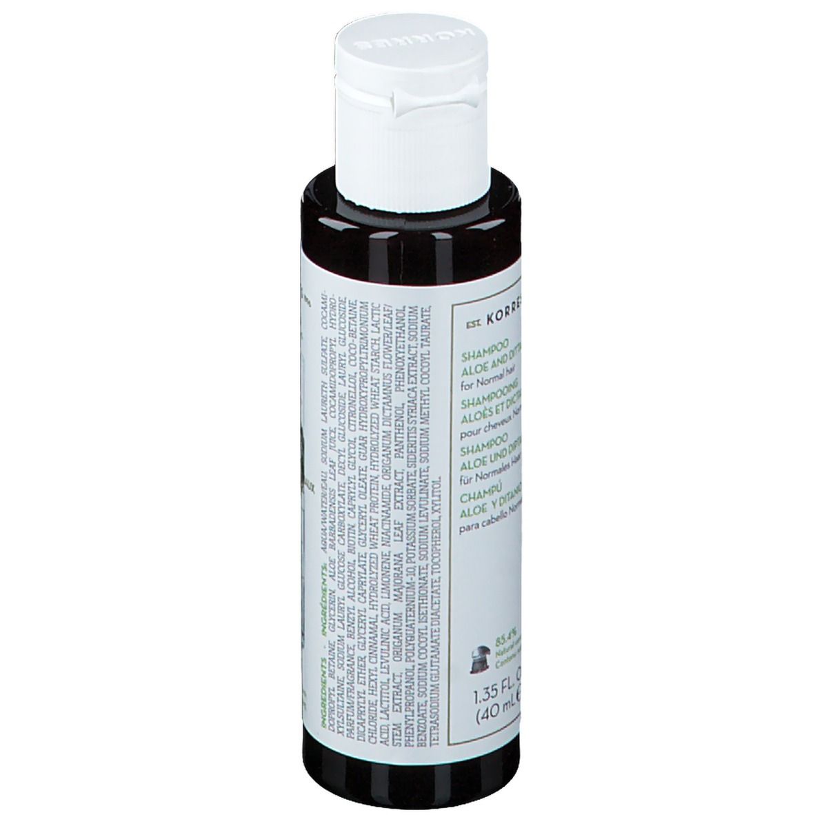 KORRES® Shampooing Usage Fréquent Aloé & Dictame
