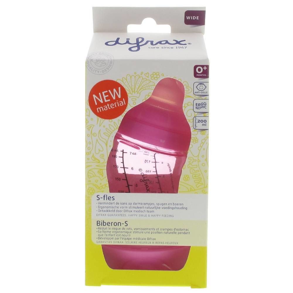 Difrax® Biberon-S Large Rose