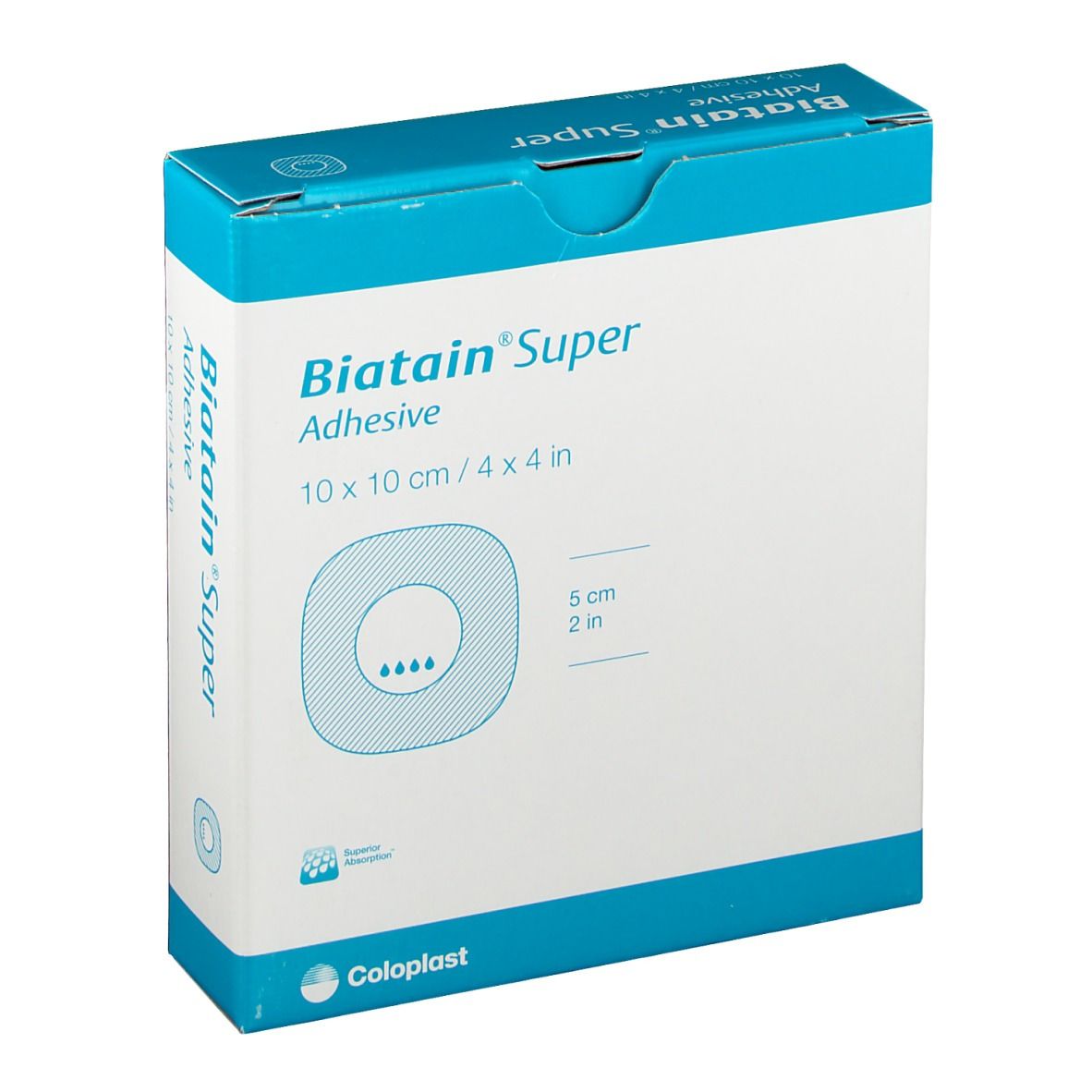 Coloplast Biatain® Super Adhesive 10 x 10 cm