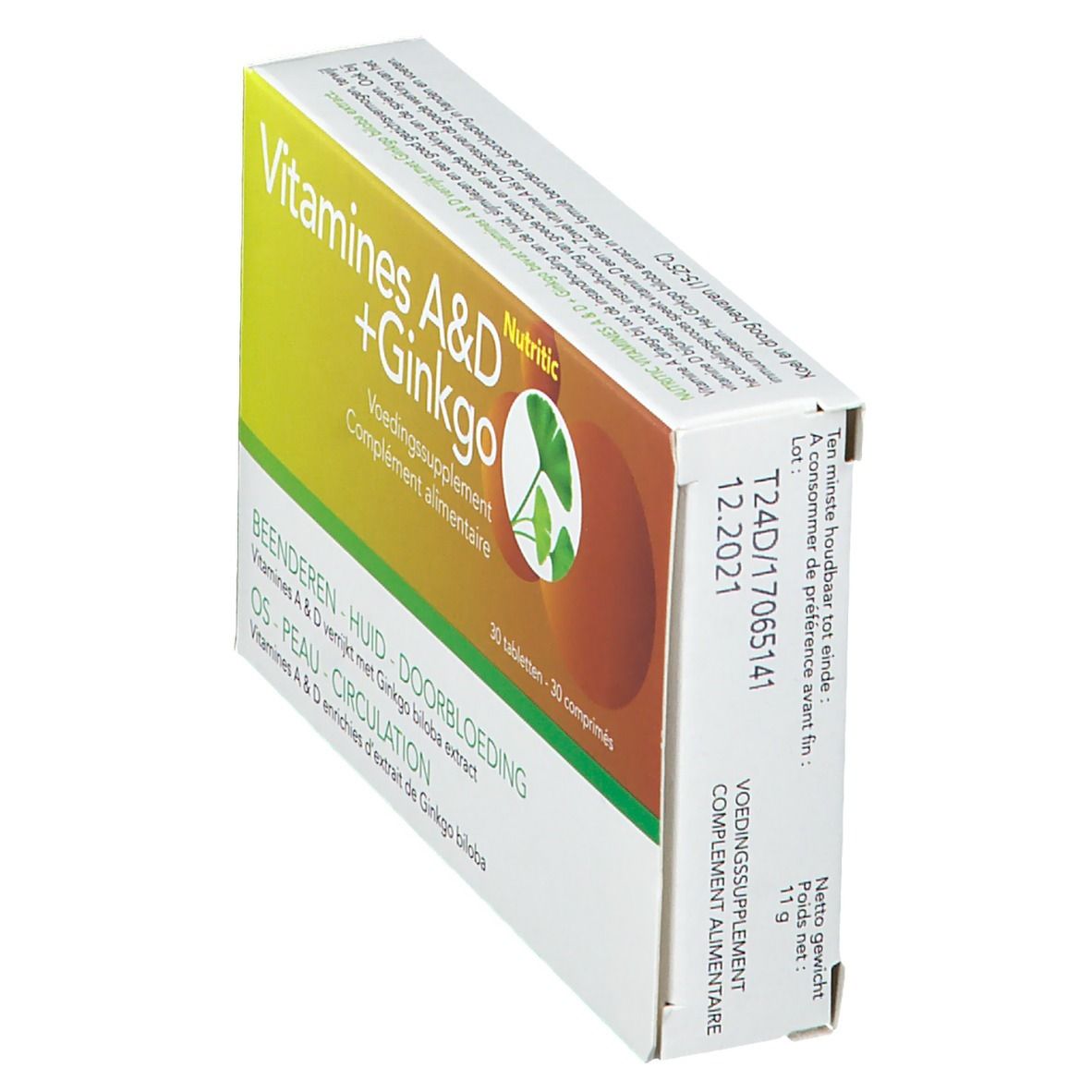 Nutritic Vitamines A&D Ginkgo