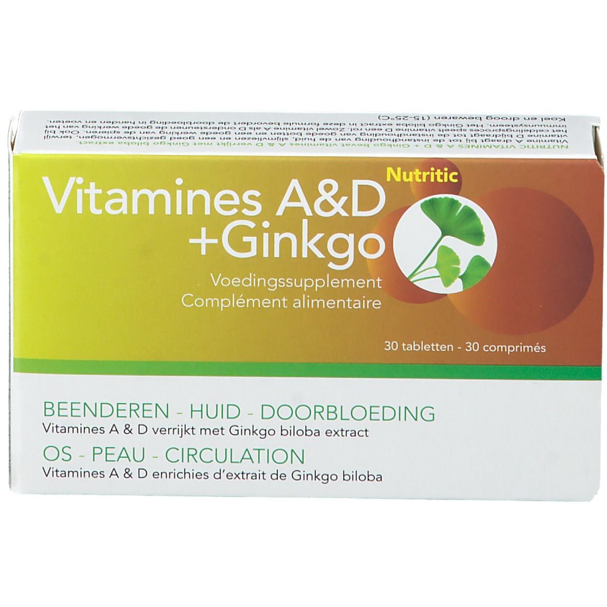 Nutritic Vitamines A&D Ginkgo