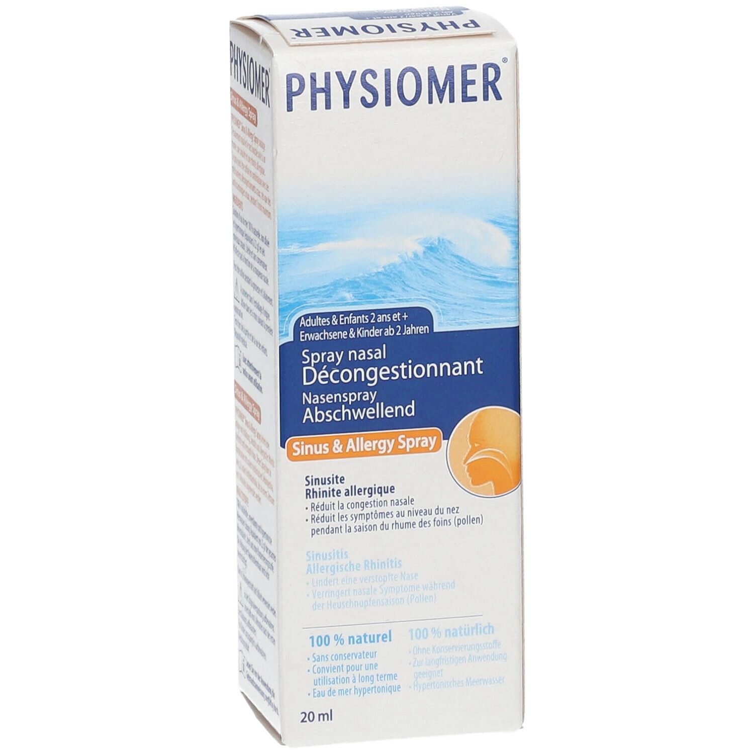 Physiomer Sinus Pocket Spray Nasal 20 ml - Redcare Pharmacie