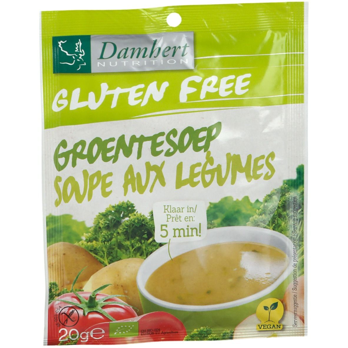 Damhert Soupe Aux Légumes Sans Gluten BIO