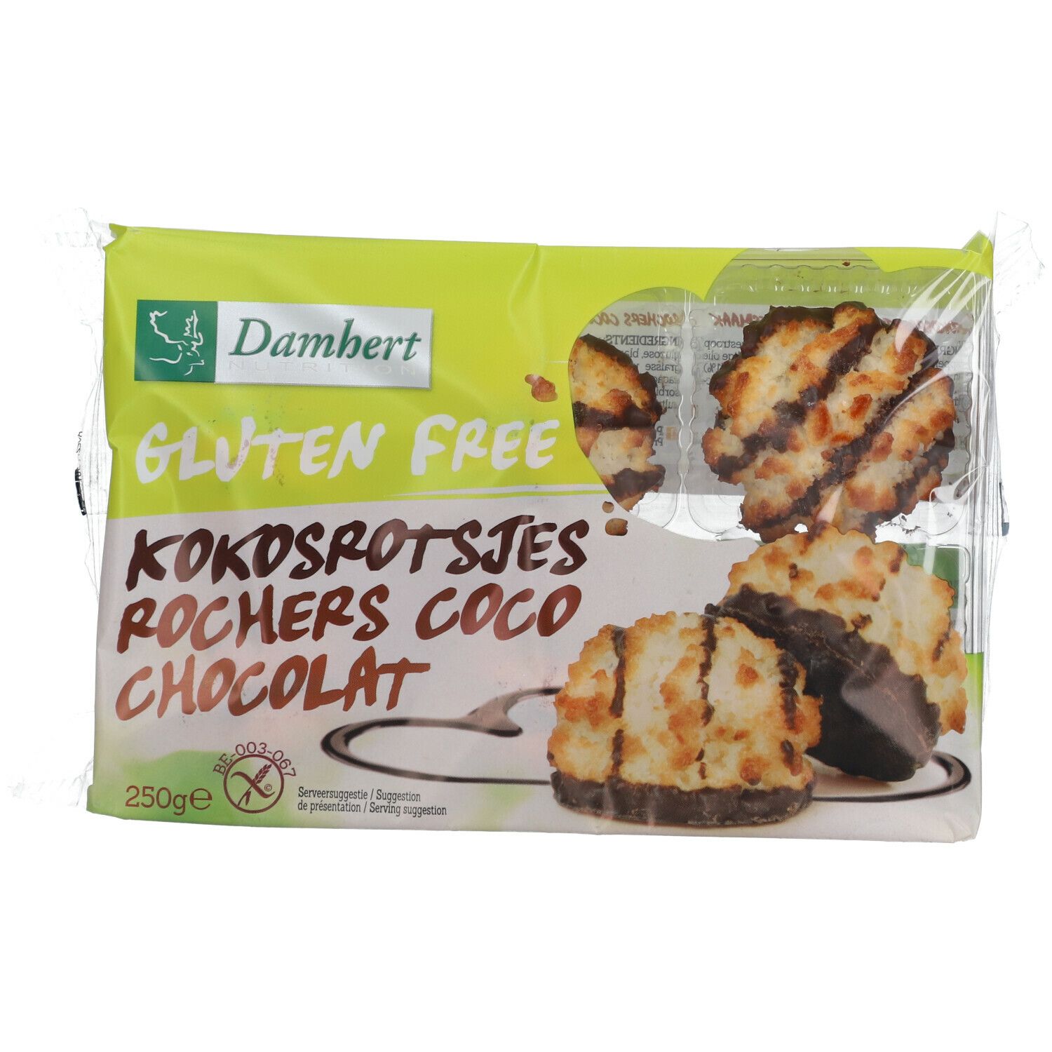 Damhert Coco Rochers au Chocolate Sans Gluten