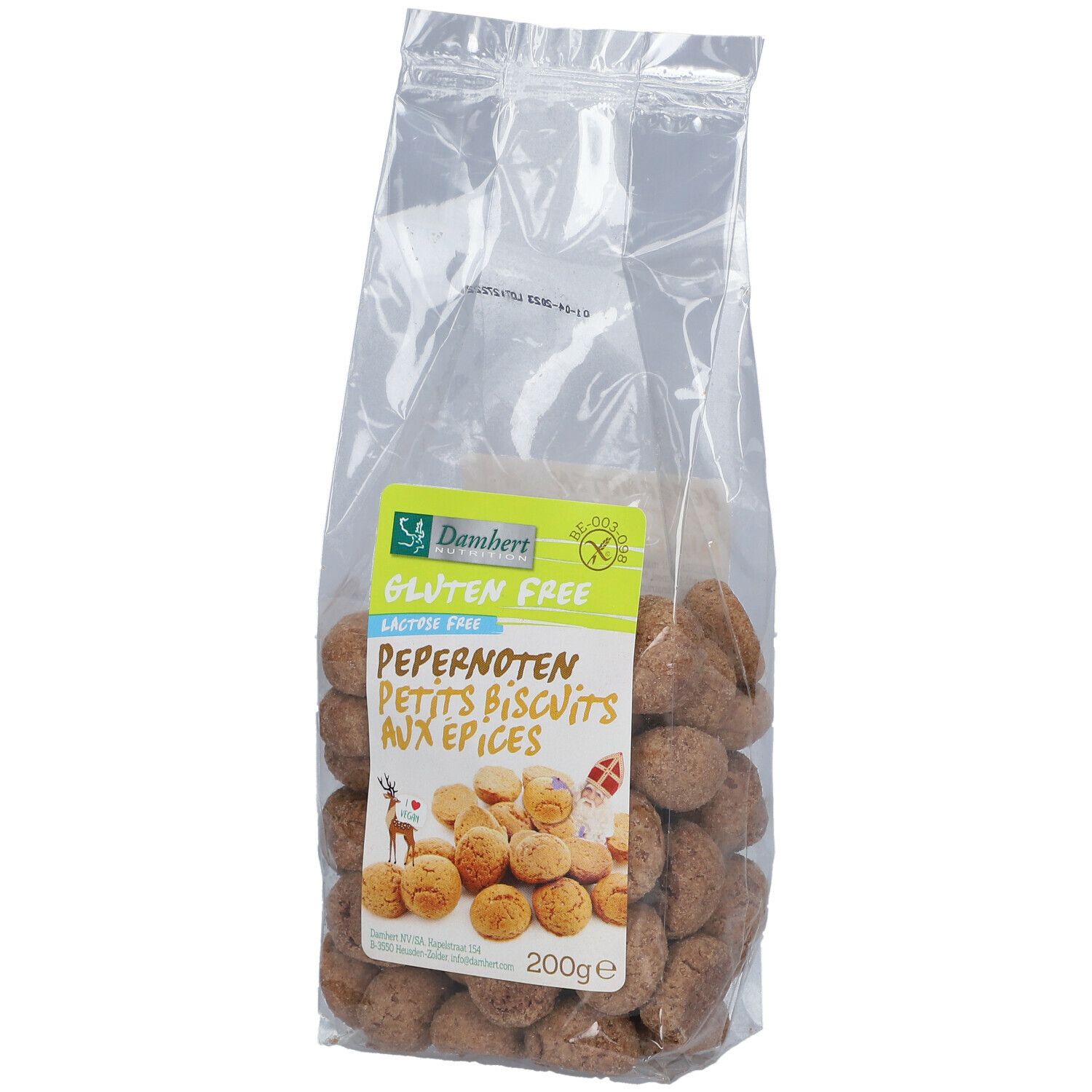 Damhert Petits biscuits aux épices sans gluten