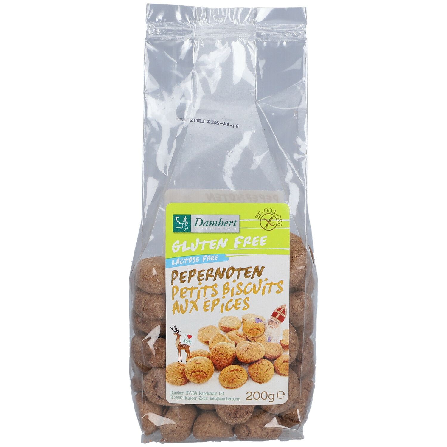 Damhert Petits biscuits aux épices sans gluten