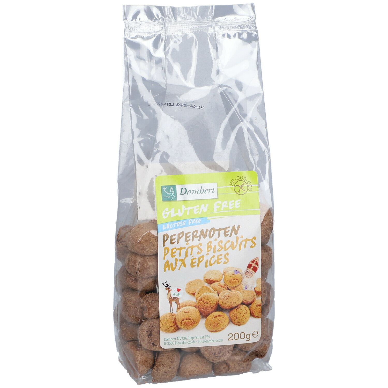 Damhert Petits biscuits aux épices sans gluten