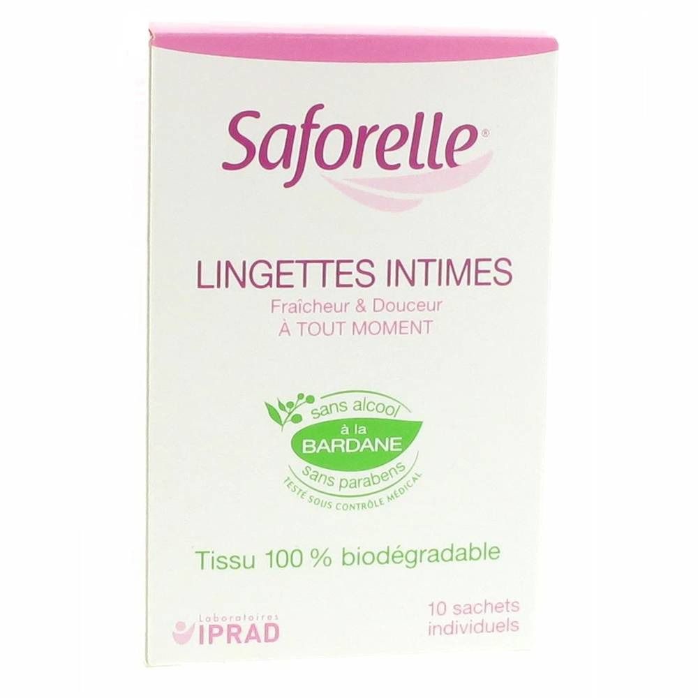 Saforelle Lingettes intimes Individuellement