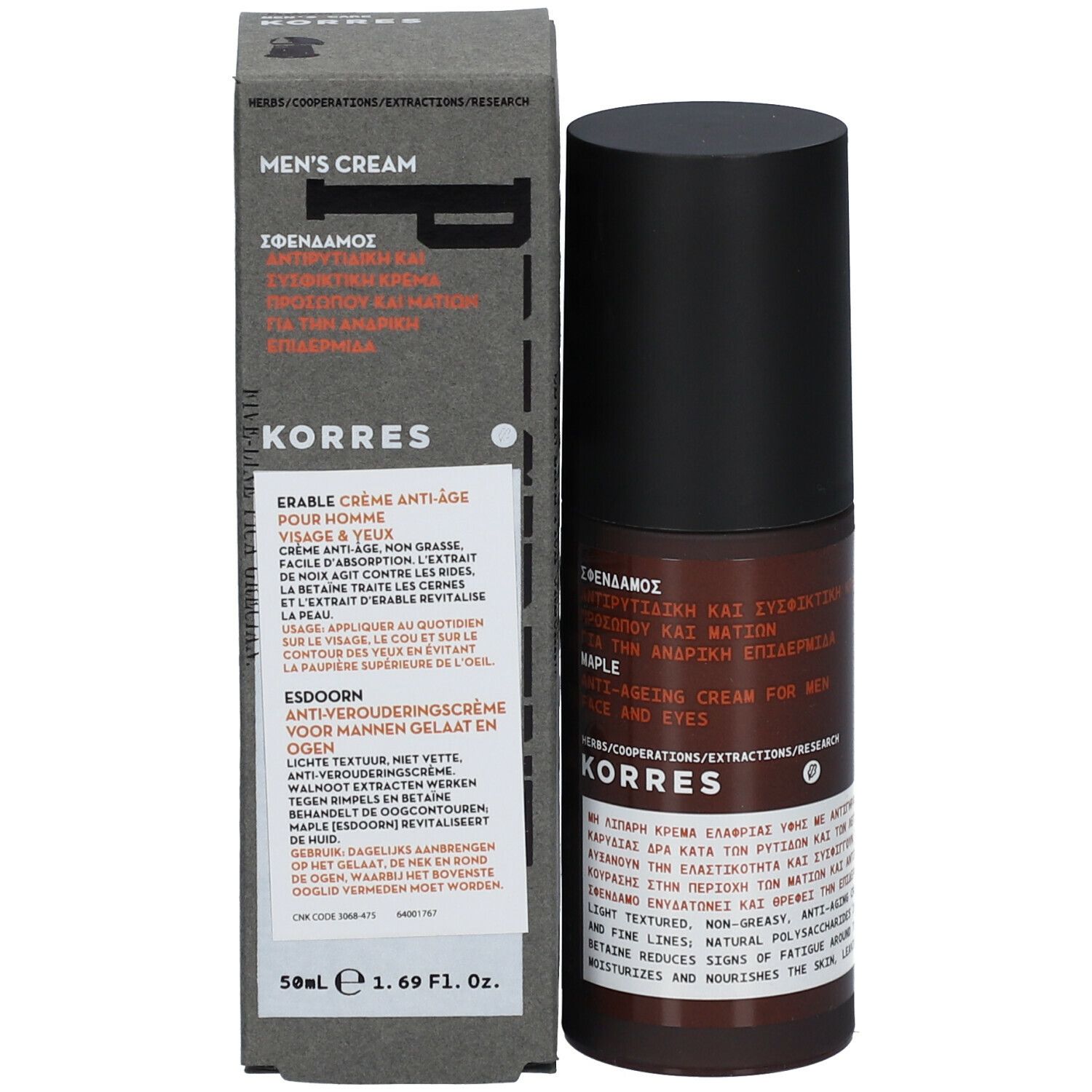 KORRES® Erable anti-aging crème pour homme