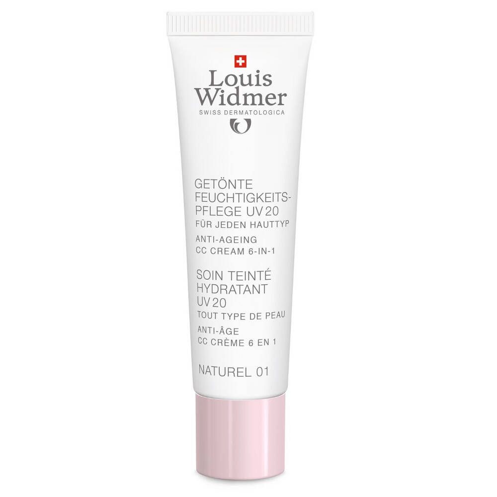 Louis Widmer Soin Teinté Hydratant UV 20 Naturel 01 légèrement parfumée