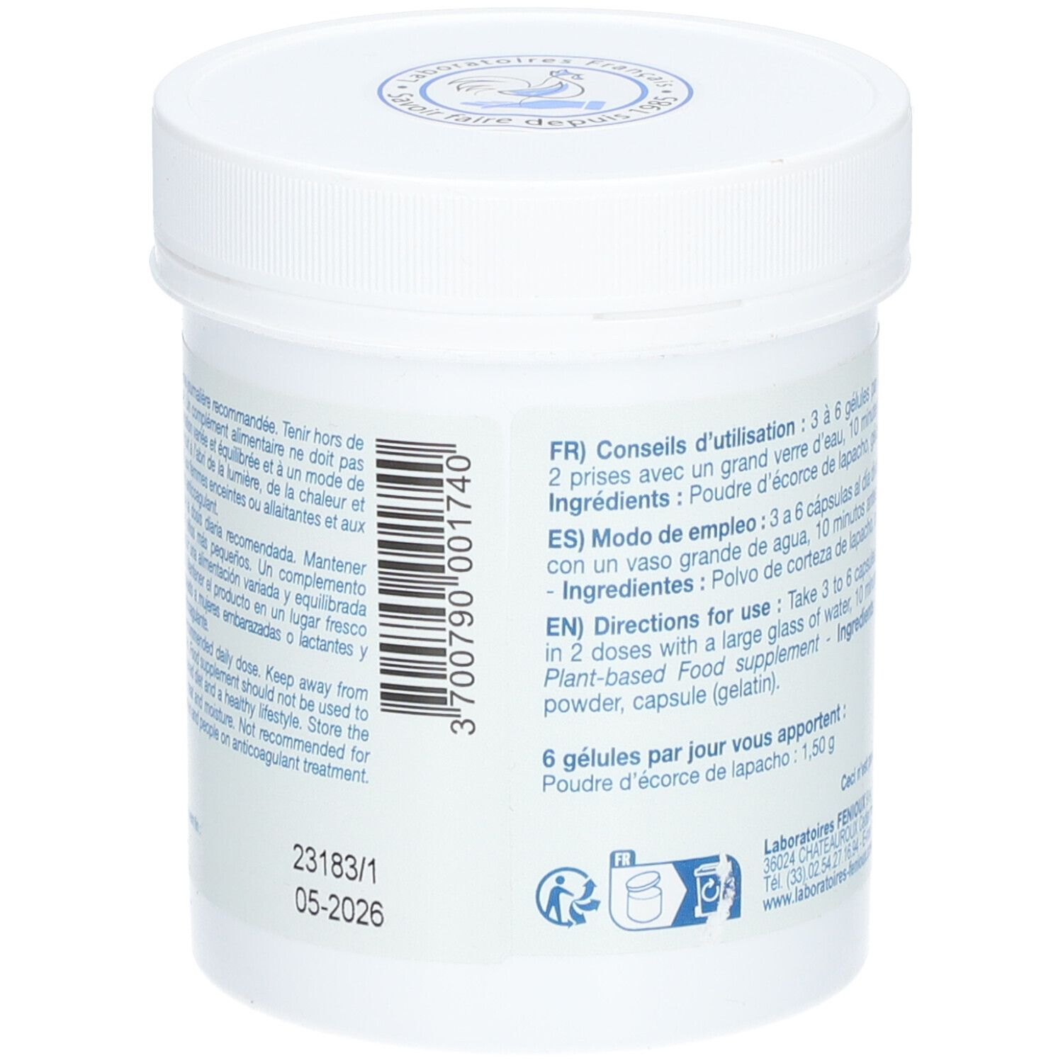 Laboratoires FENIOUX Lapacho