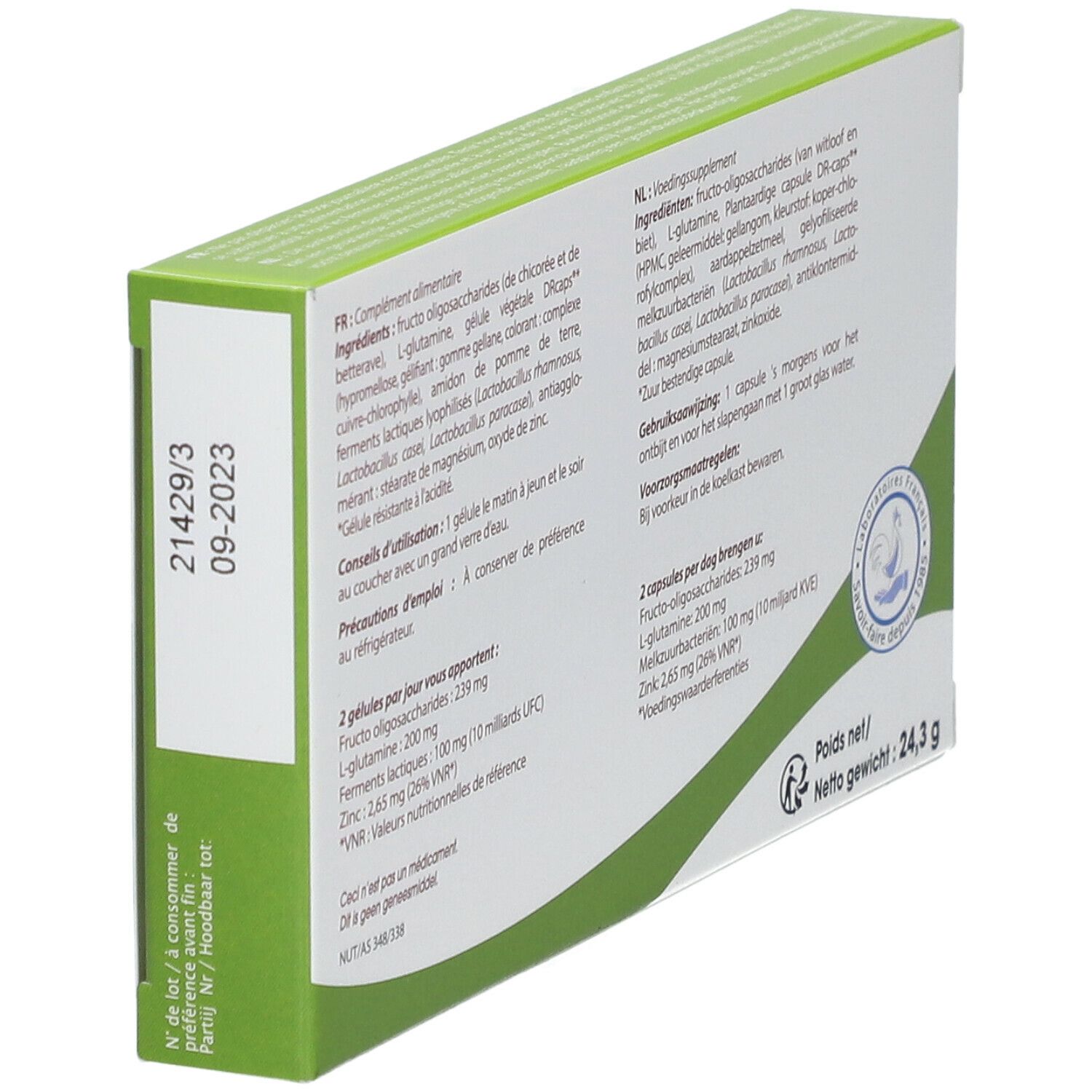 Laboratoires FENIOUX OPTIFlorus® TOLERANCE