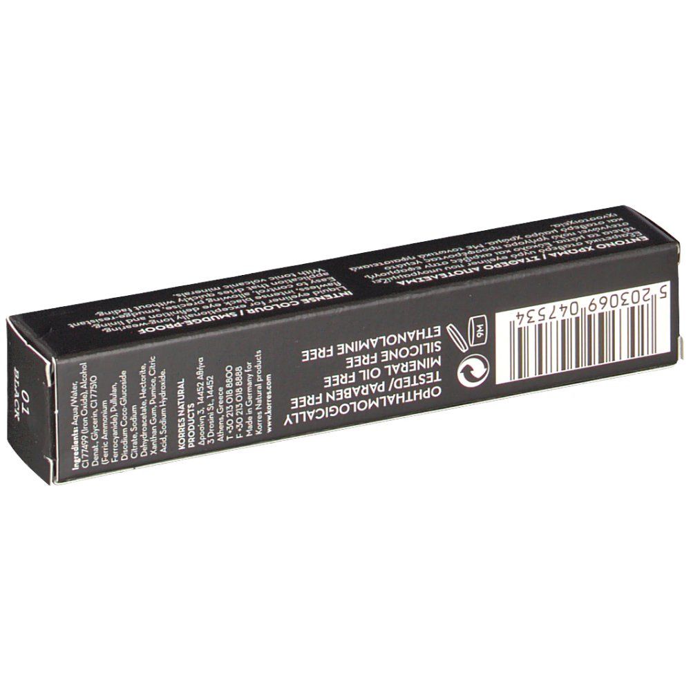 KORRES® Eyeliner liquide longue tenue & couleur intense Noir
