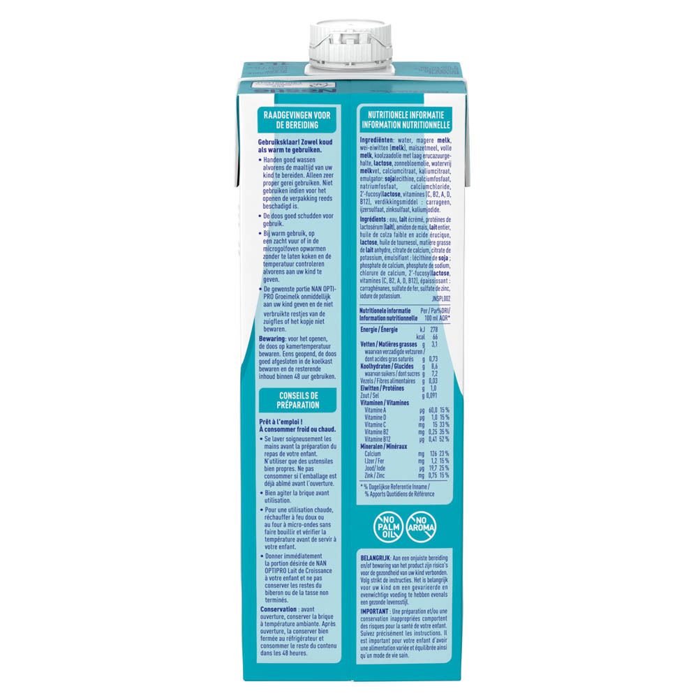 Nestlé® NAN® OPTIPRO® Lait de croissance 1+
