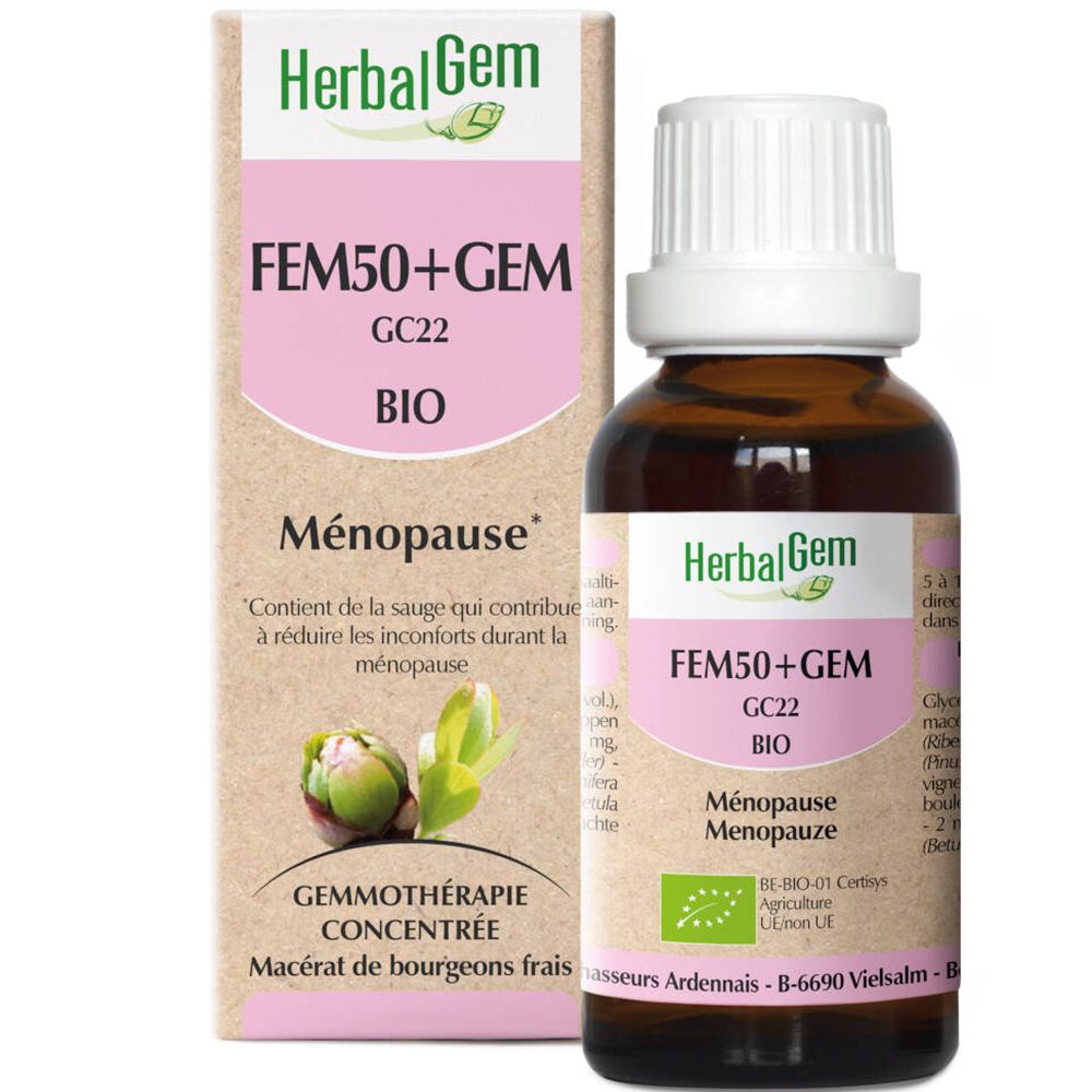 Herbalgem Fem50+Gem Bio Ménopause