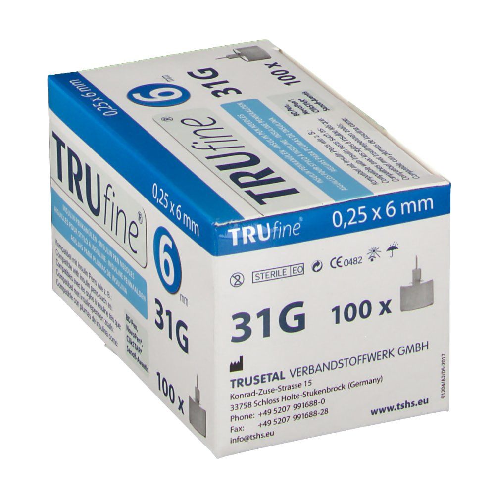Trufine Stylo Aiguille 31g 0,25x6mm 76002