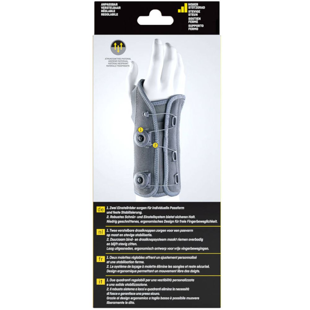 3M™ FUTURO™ Attelle De Poignet Ajustable Custom Dial, Main droite, Réglable