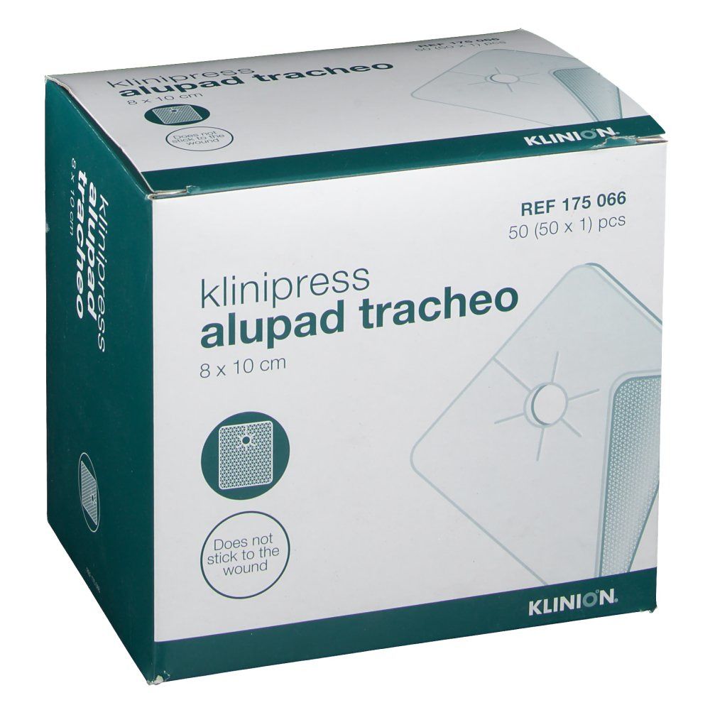 KLINION klinipress aluprad tracheo 8 x 10 cm