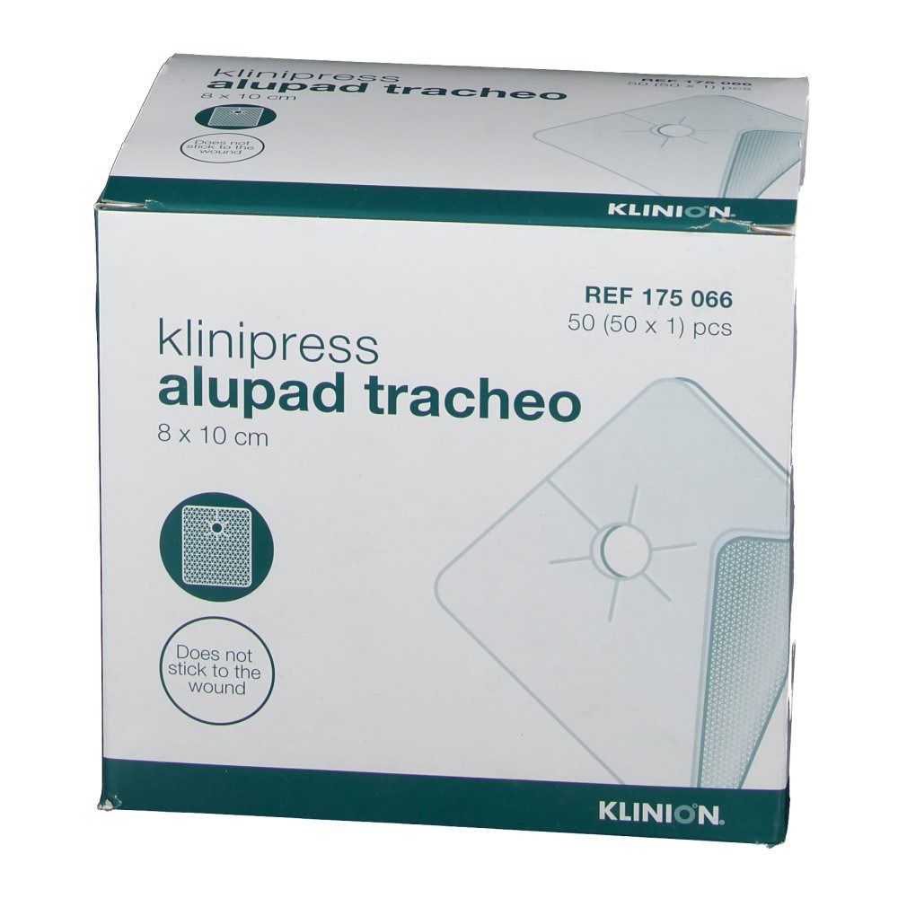 KLINION klinipress aluprad tracheo 8 x 10 cm