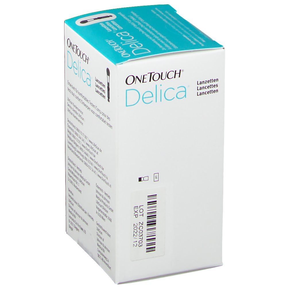 One Touch® Delica® Lancettes stériles fines 30G (0,32 mm)
