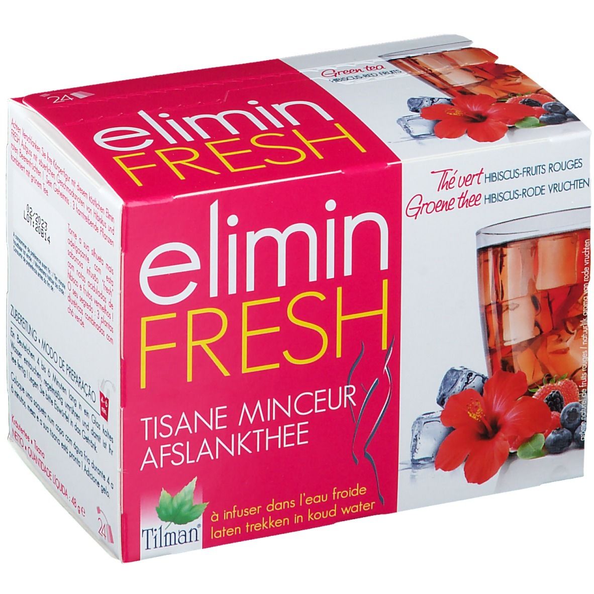 Tilman elimin Fresh tisane minceur Hibiscus - Fruits rouges