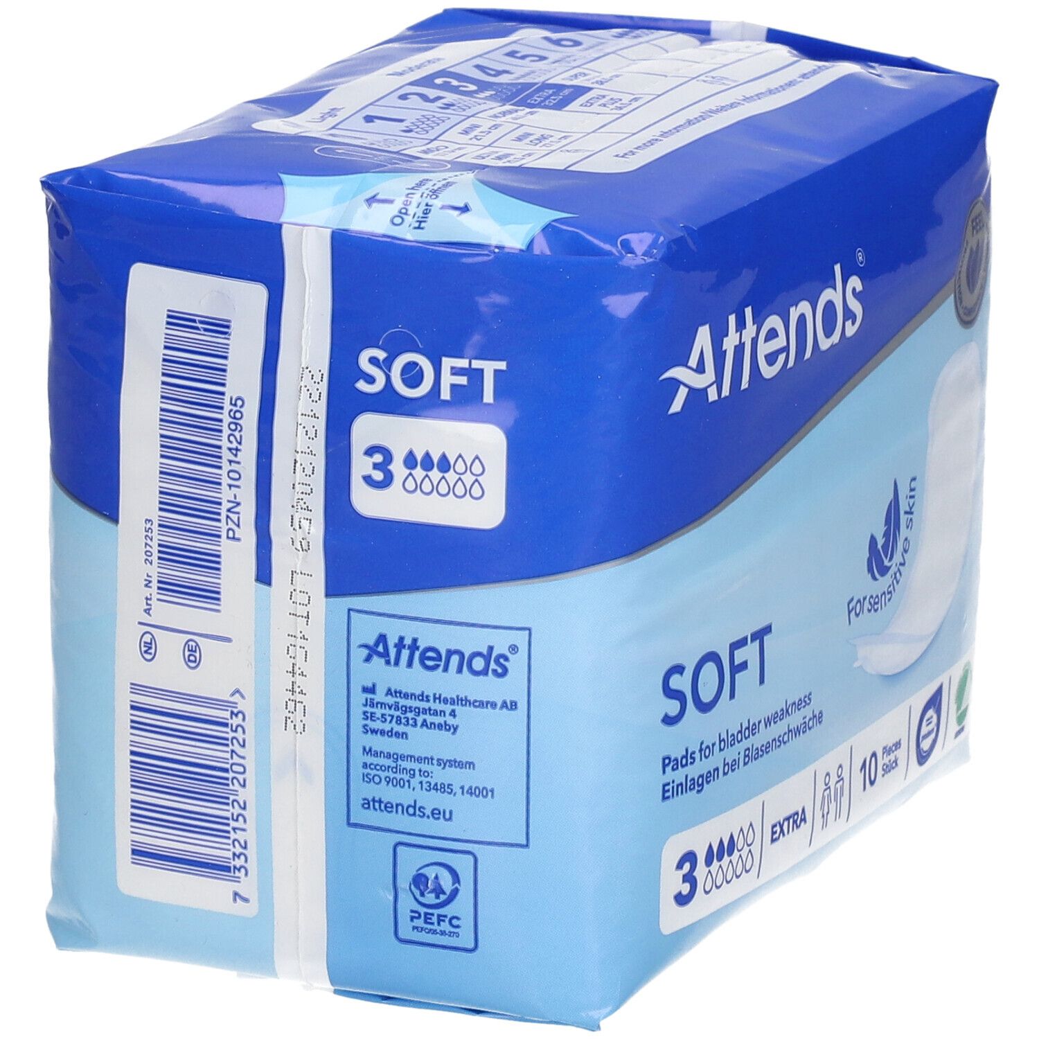 Attends Soft Extra 3 Protège-slips Soft Extra 3