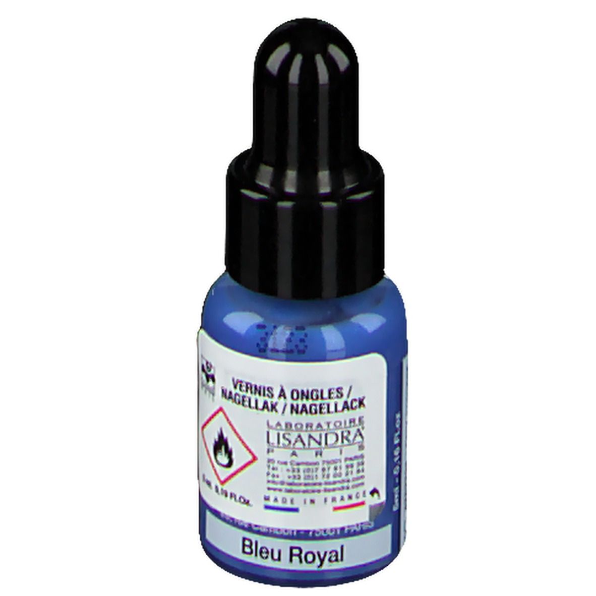 Lisandra Cosménail Vernis à Ongle 40 Bleu Royal
