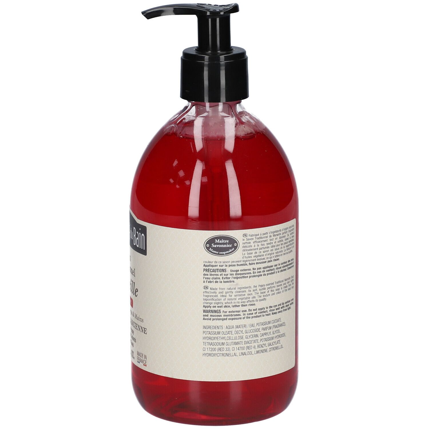 Savon Traditionnel De Marseille 500ml Comptoir Du Bain - Delmare Médical