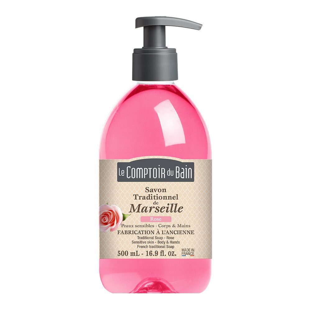 Le Comptoir du Bain Savon traditionnel de Marseille Rose