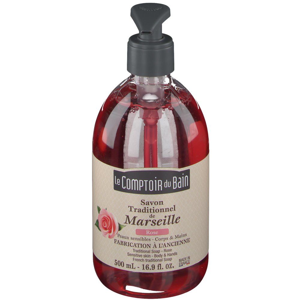 Le Comptoir du Bain Savon traditionnel de Marseille Rose