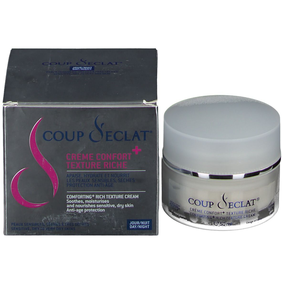 Coup d'éclat® Crème confort + texture riche