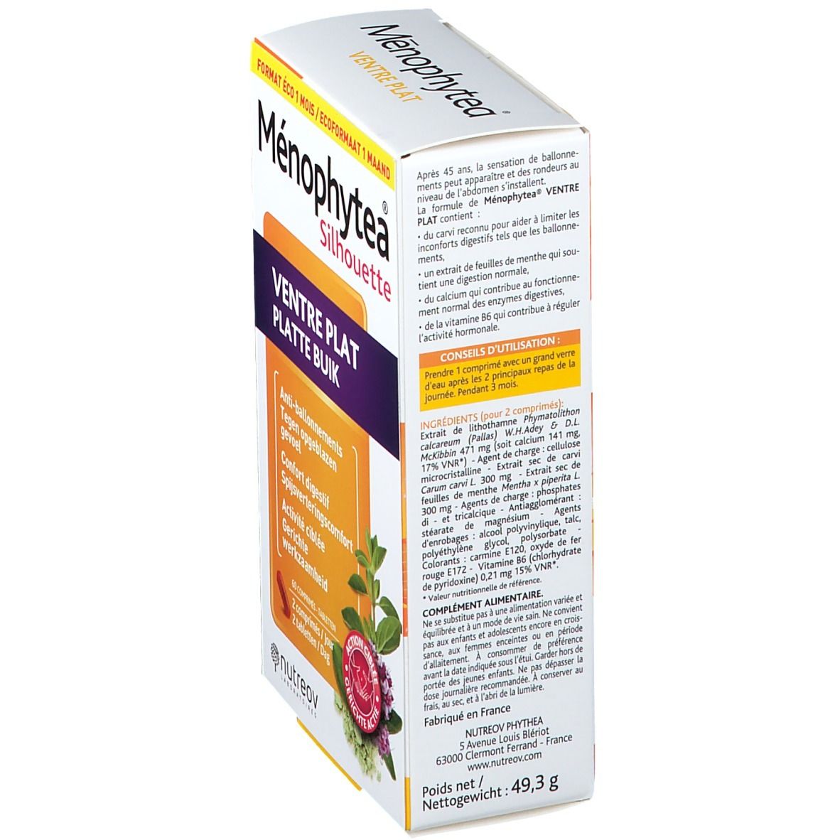 Nutreov Ménophytea® Silhouette Ventre Plat