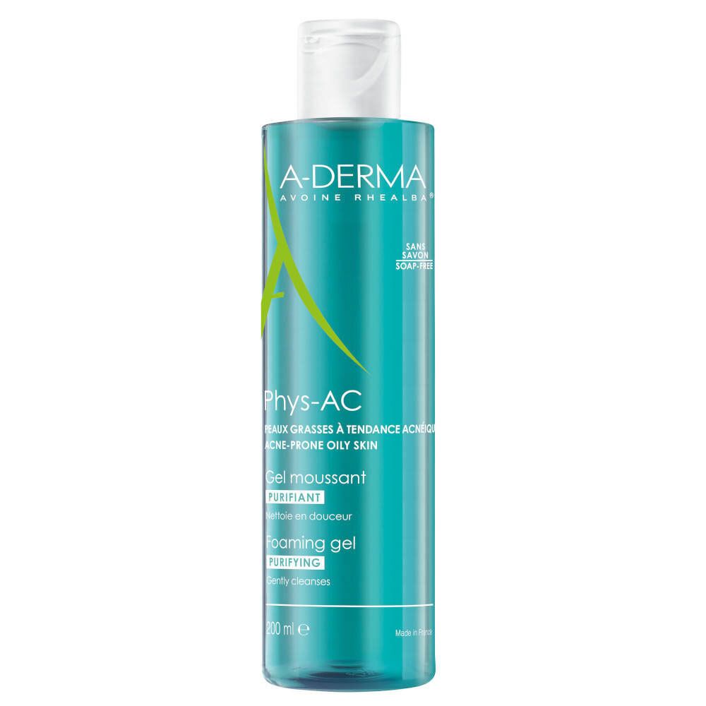A-DERMA Phys-AC Gel moussant purifiant