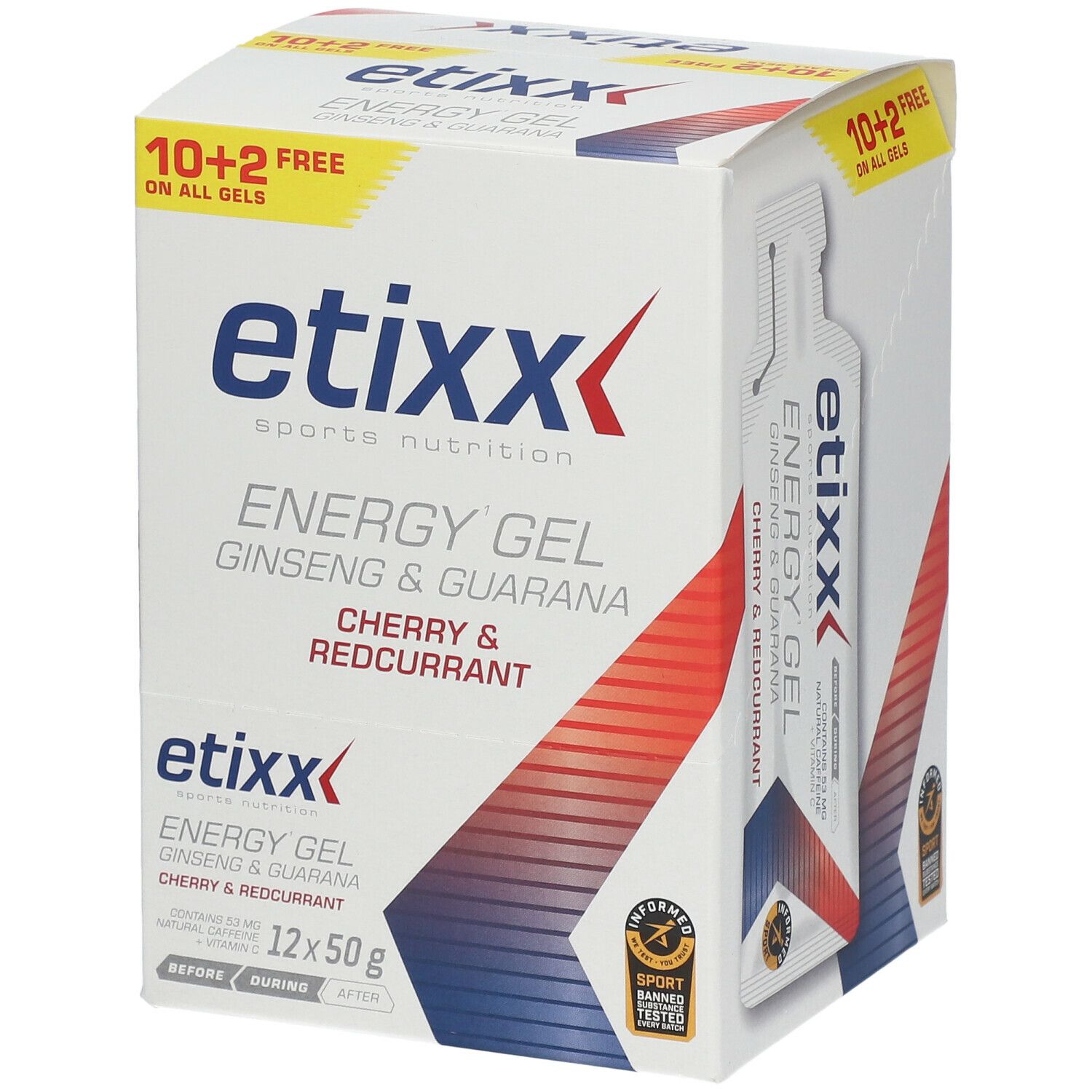 Etixx Ginseng & Guarana Energy Gel