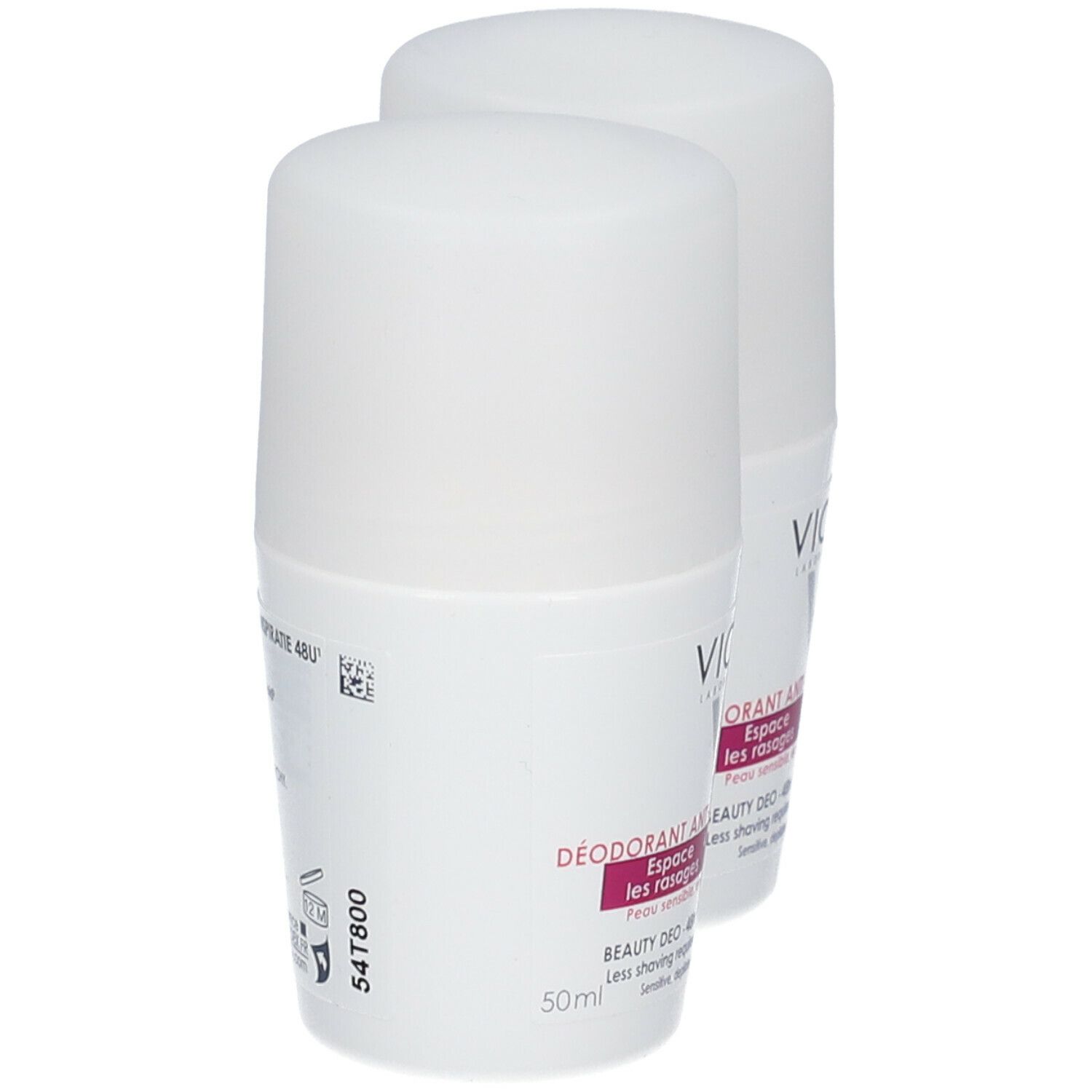 VICHY Déodorant Anti-Transpirant Roller Espace les Rasages 48h