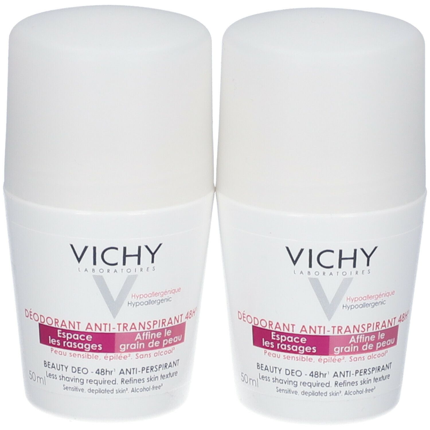 VICHY Déodorant Anti-Transpirant Roller Espace les Rasages 48h
