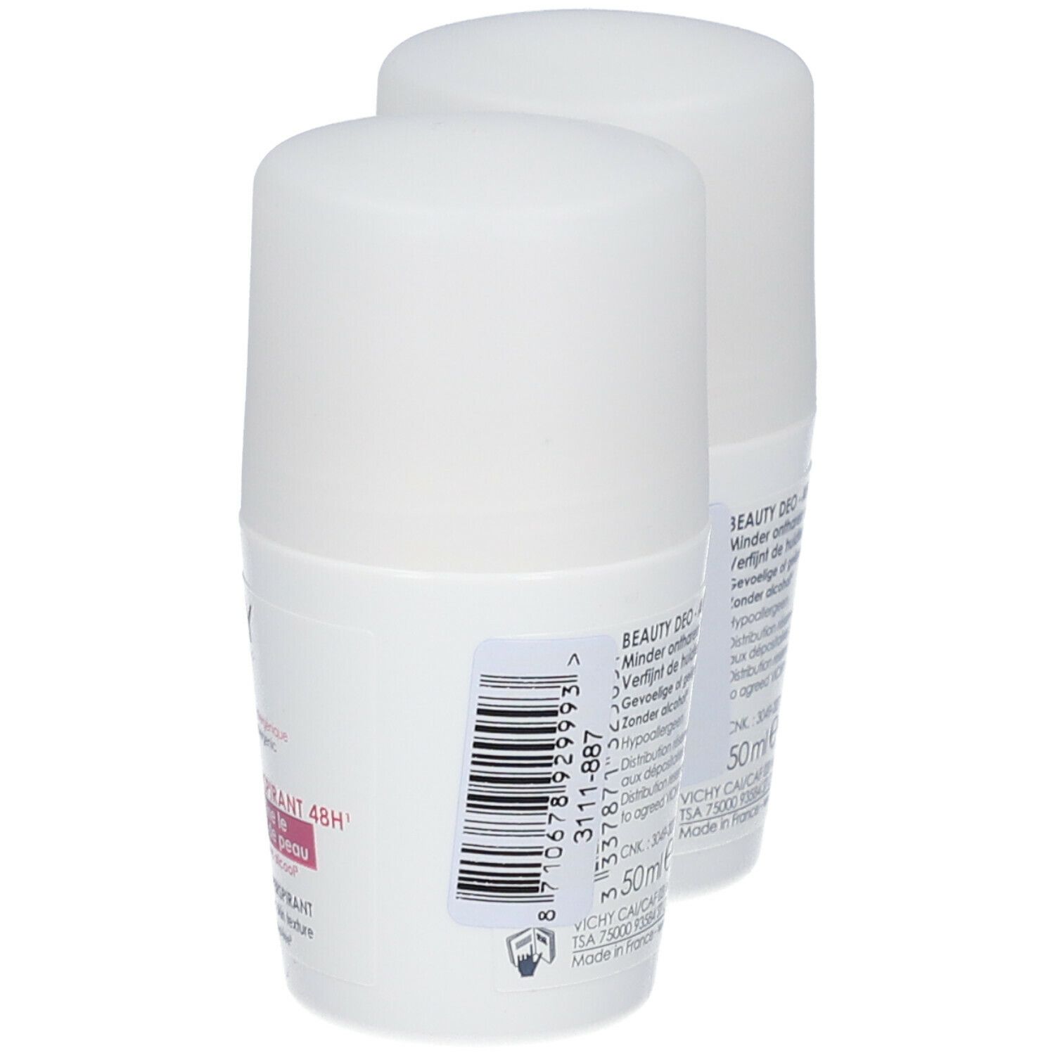 VICHY Déodorant Anti-Transpirant Roller Espace les Rasages 48h