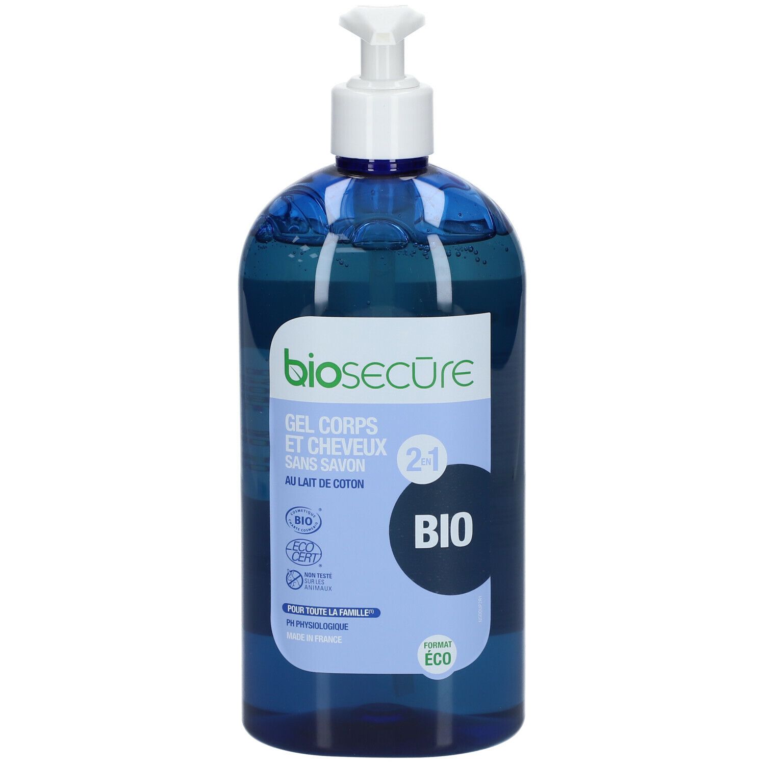 biosecure GEL CORPS ET CHEVEUX Au lait de coton