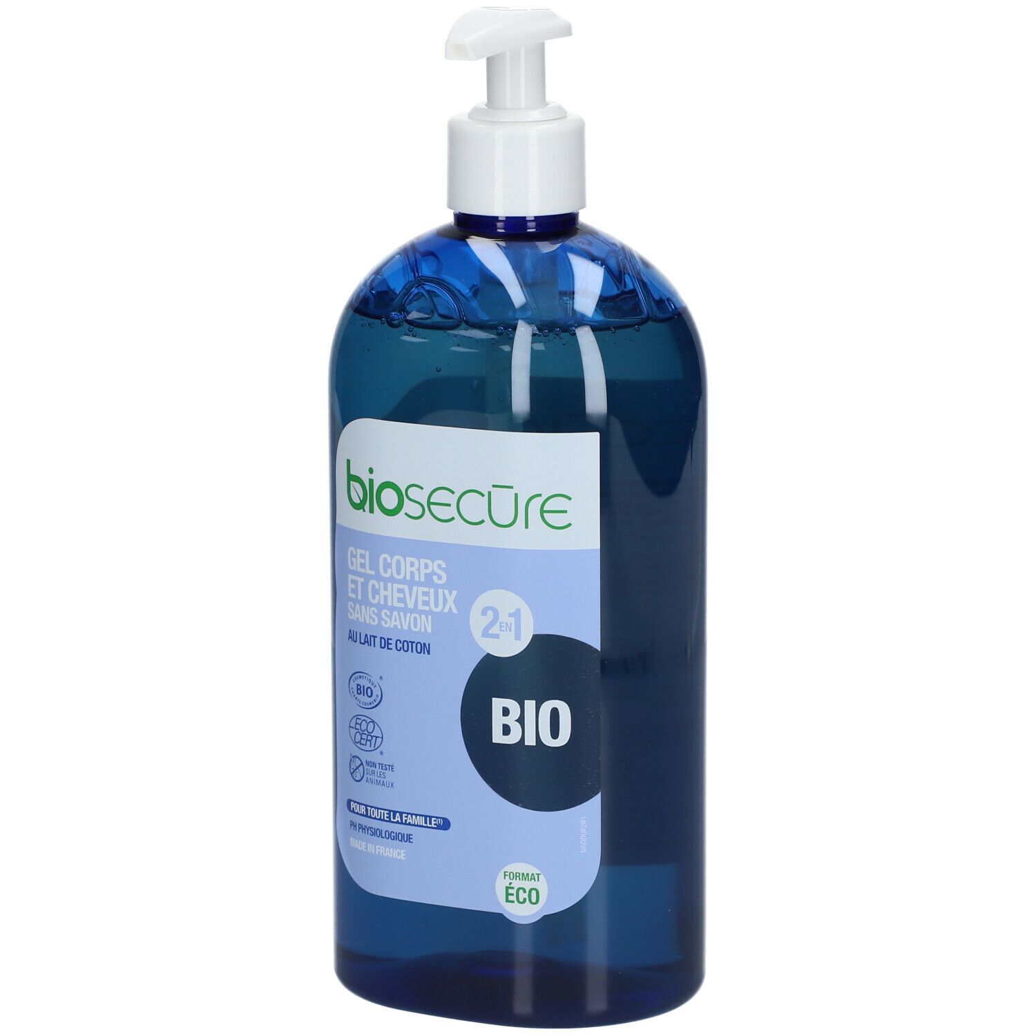 biosecure GEL CORPS ET CHEVEUX Au lait de coton
