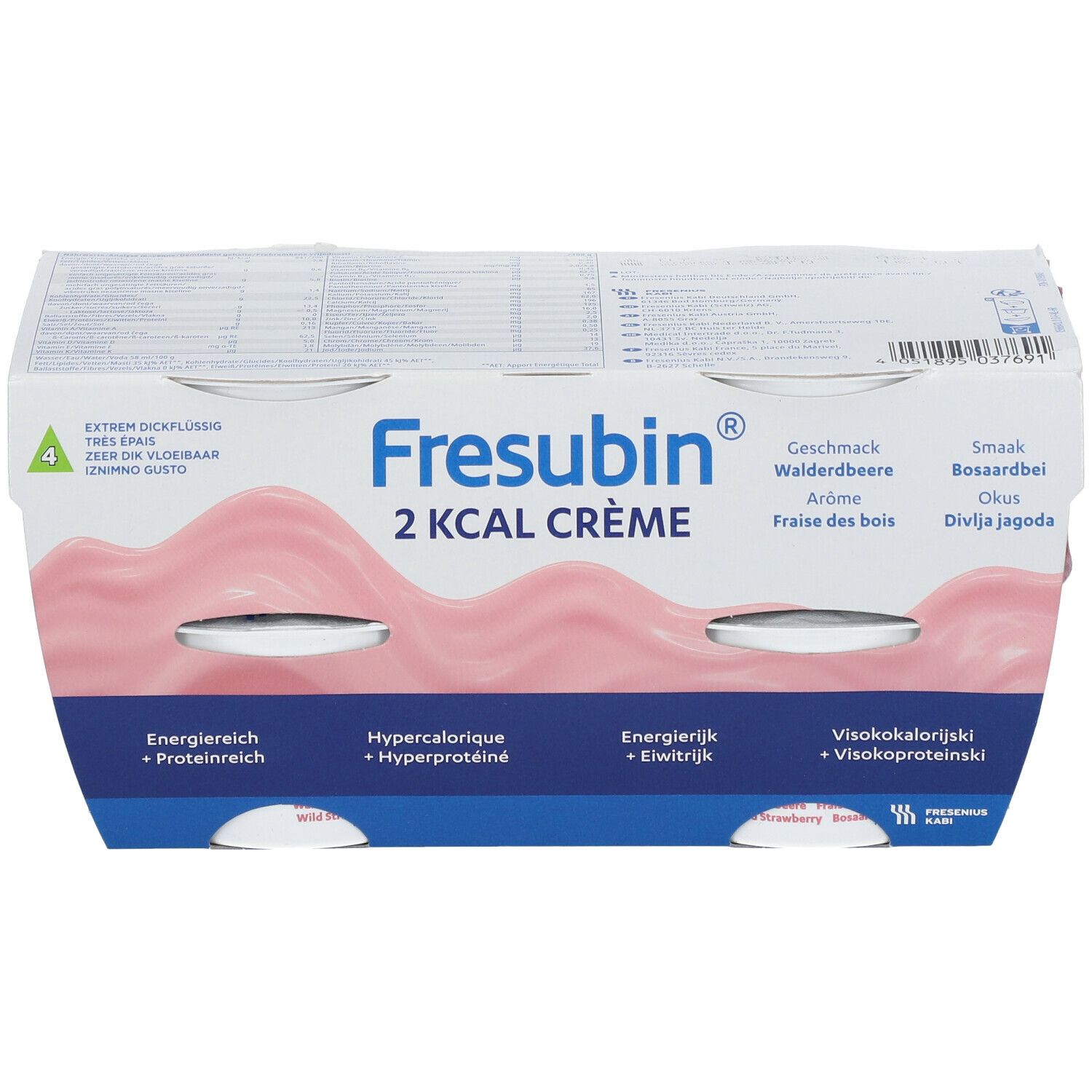 Fresubin® 2kcal Crème arôme fraise des bois