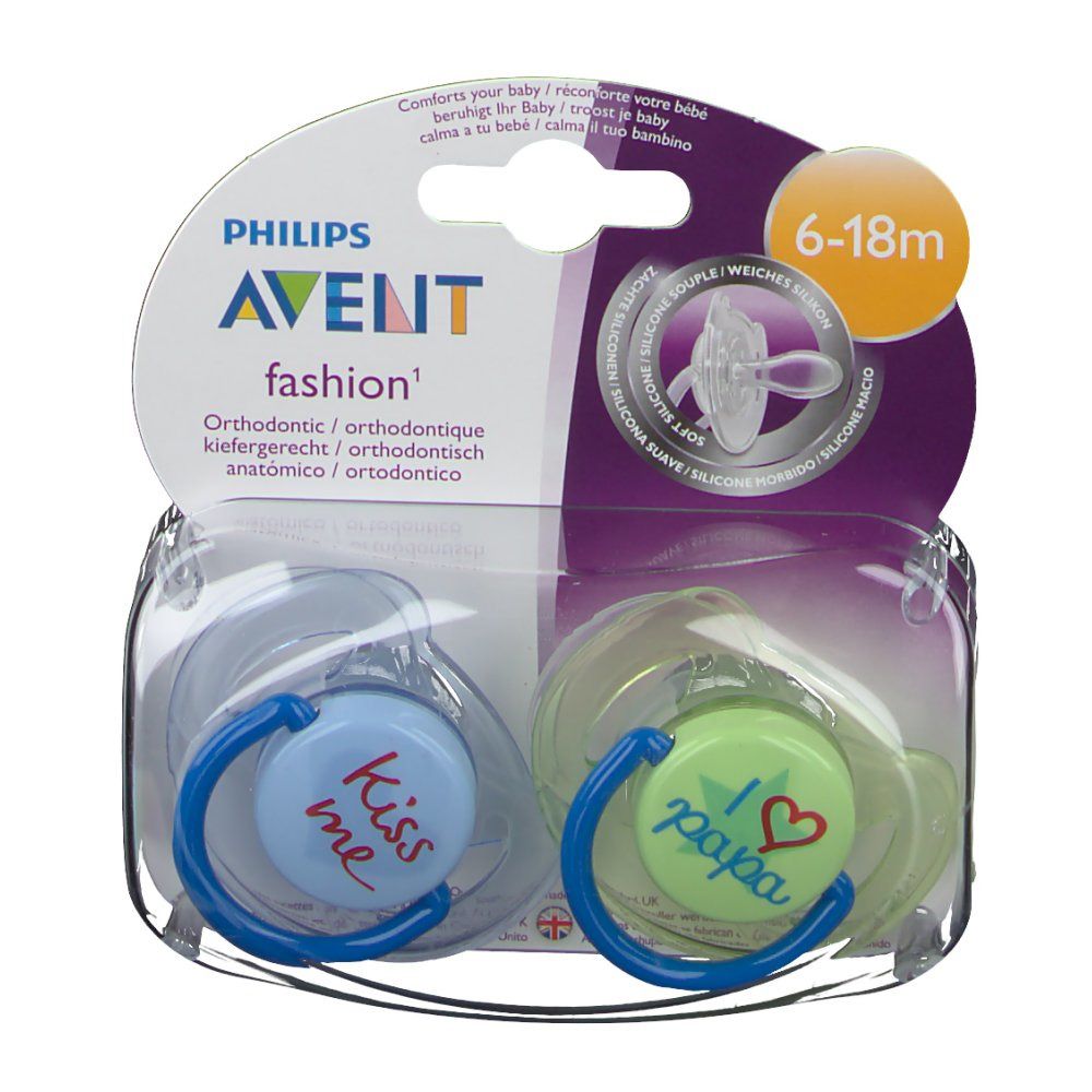 Avent Sucette Fashion Silicone 6-18 mois