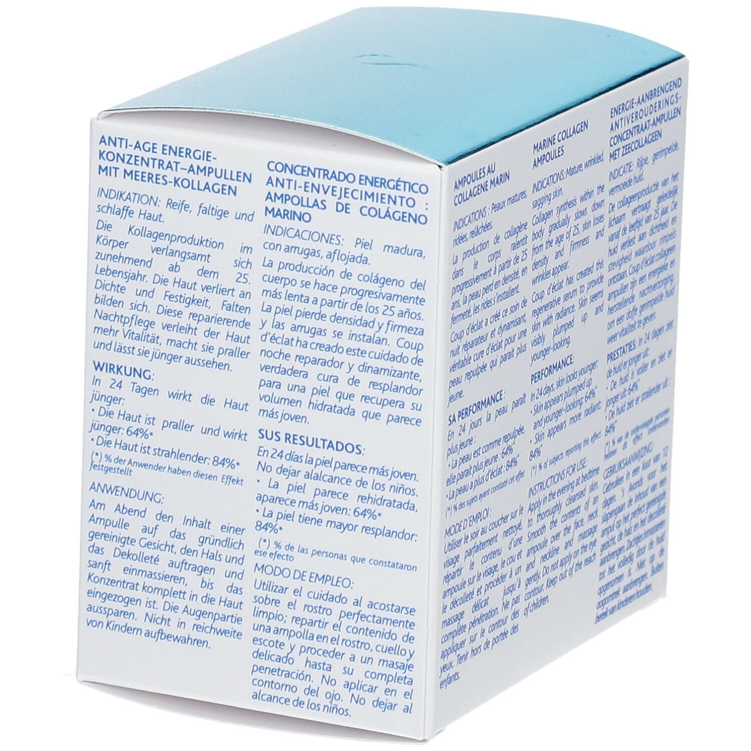 Coup d'Eclat® Concentré Energétique Anti-Âge Ampoules collagène marin