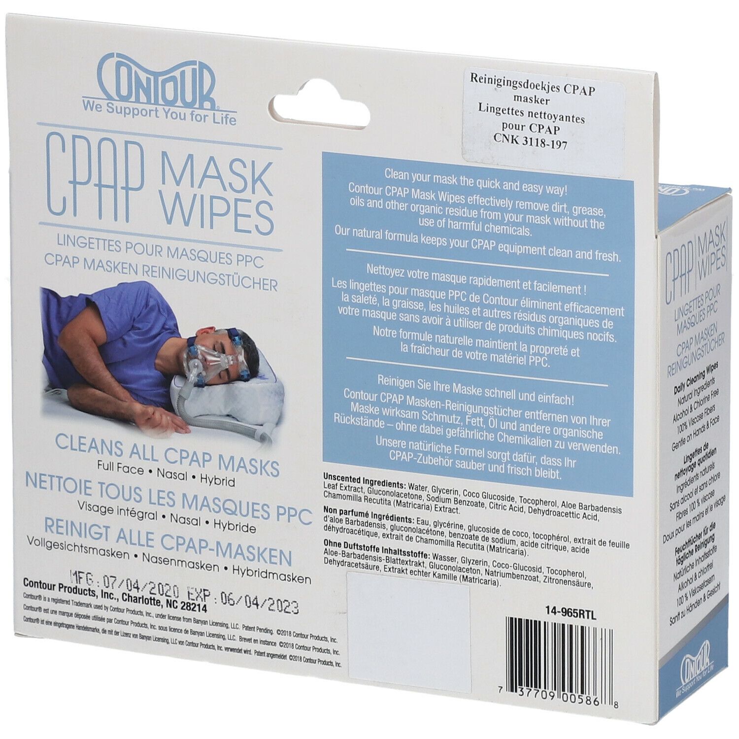 Lingettes De Nettoyage De Masque CPAP